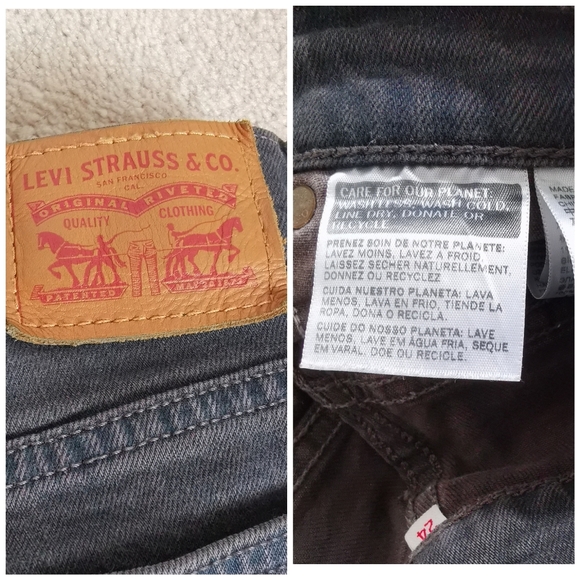 Aritzia / Levi's black straight leg - Picture 7 of 9